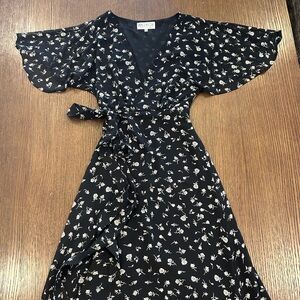 Wildfox Wrap Dress with Floral Print